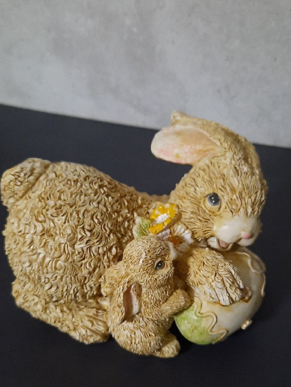 Beige Bunny Figurine with Decorative Egg - Picture 5 of 7